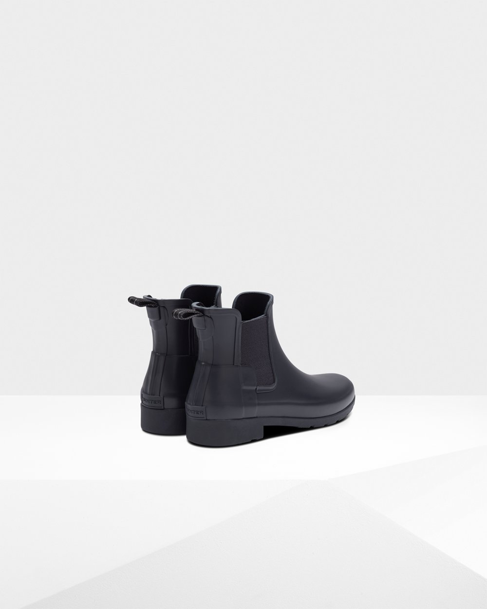 Women Hunter Refined Slim Fit | Chelsea Boots Navy | NZ-49351-DPBA